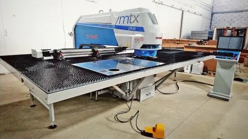 EUROMAC MTX Plus Flex 6 Hybrid punch press installed in Belarus