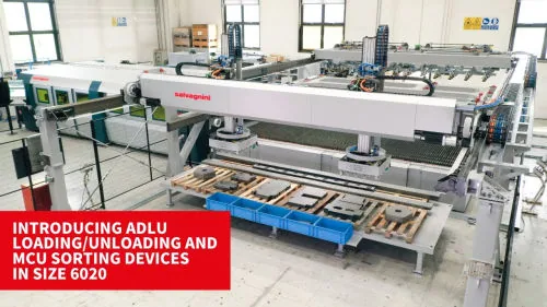 Salvagnini laser automation: introducing ADLU loading/unloading and MCU sorting devices in size 6020